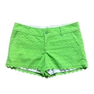 Lilly Pulitzer The Walsh Shorts, Lime Green, Women’s 4
